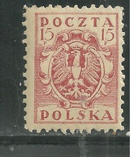 POLAND 97 MNH POLISH EAGLE ISSUE OF 1919