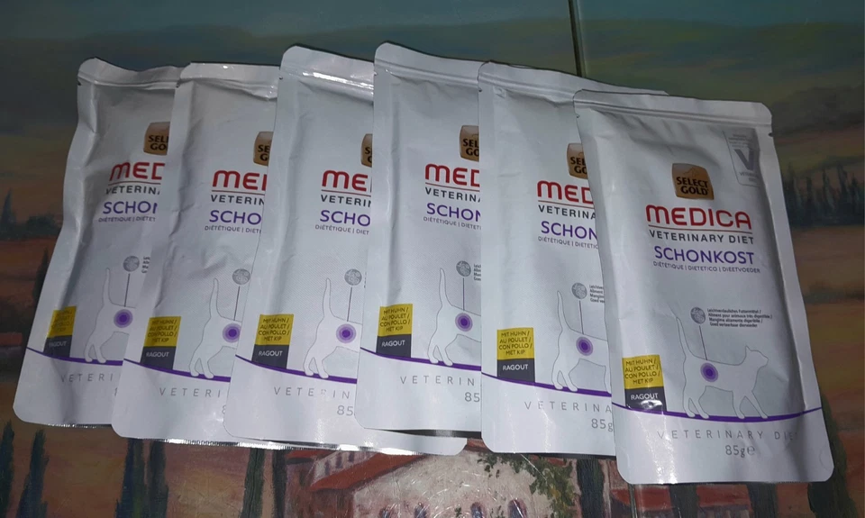 15× Katzenfutter Schonkost  SELECT GOLD Medica Veterinary Diet  9×Pute + 6× Huhn - Bild 3 von 4