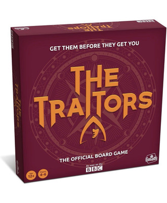 Goliath die Verräter offizielles BBC Brettspiel 4-6 Spieler 12+ Augenbinde