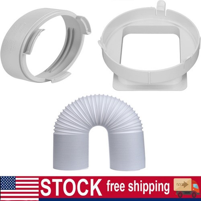 #ad Portable Air Conditioner Exhaust Hose Tube connector For Exhaust Duct Interface $8.99