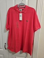 NWT Lacoste Men's Classic Fit Short Sleeve Polo Size 6 L