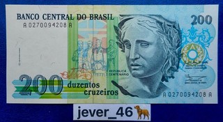 102A BRESIL 1 Billet de Banque 200 Cruzeiros Neuf UNC jamais circulé