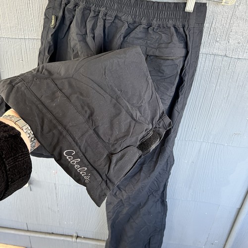 Cabela’s Gore-Tex Outerwear Schnee Ski Hose Damen Small schwarz Nylon wasserdicht - Bild 6 von 7