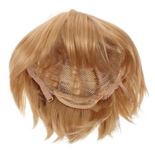 Men Short Wig: Fluffy Synthetic Hair For Halloween Cosplay - Heat Resistant