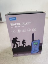 AWANFI Walkie Talkies 4 Pack for Adults, Rechargeable Kids Two Way Radios Gifts