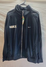  Nike Men's Size XL Black Lightweight Full-Zip Basketball Jacket New with Tags