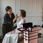 Byootique 4in1 Rolling Makeup Train Case Cosmetic Organizer Wheel Artist CB Dusk — photo 2
