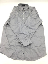 Hart Schaffner MarxNon-Iron Classic Fit Spread Collar Grey Size 17