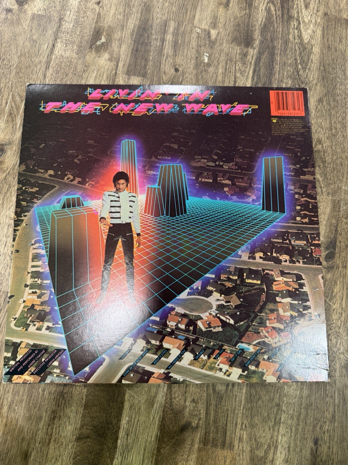 Andre Cymone Vinyl LP Livin In The Hew Wave Columbia 1982 thumbnail 4