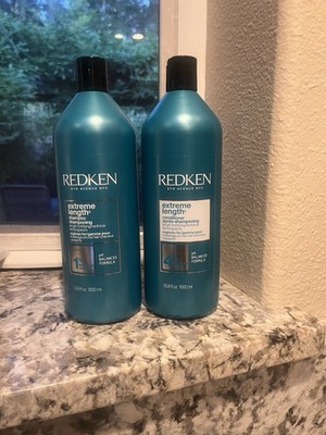 New, Sealed Redken Extreme Length 33.8 Oz. Shampoo & 33.8 Oz Conditioner Duo