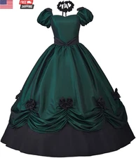 Women'S Southern Belle Dress Civil War Southern Belle Ball Gown Gothic Victorian