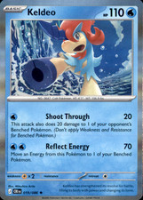 Keldeo Holo Rare ME04: Chaos Rising 019/086 NM Mitsuhiro Arita 2026