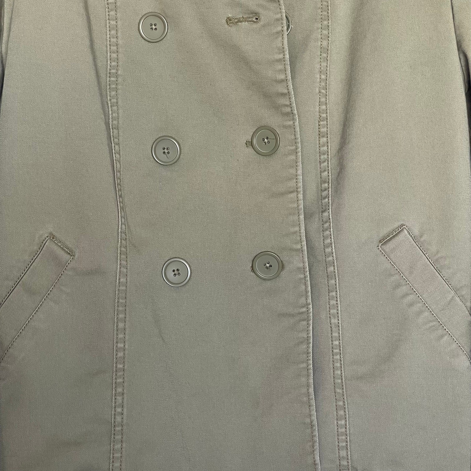 Gap Jacket 16 Double Breasted Cropped Utility Poc… - image 3