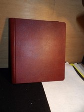Victor photo album 40 photo slots 4 x 8" size  leather brown