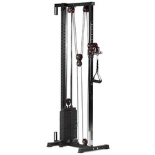 Titan Fitness 89" Tall Selectorized Wall Mounted Pulley Tower