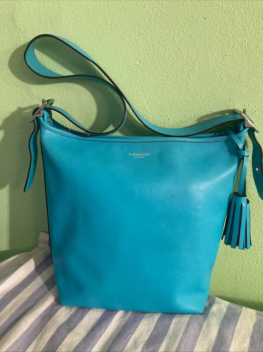 coach teal leather products for sale | eBay