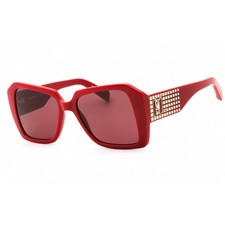 Karl Lagerfeld Women's Sunglasses Red Oversized Shape Full Rim Frame KL6140S 600