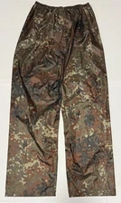 MIL-TEC - Men's Camo Waterproof Elastic Waist Rain Pants - Sie X-Large XL