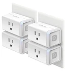 Kasa Smart Plug 4 Pack WiFi Outlet Alexa Google Home 15A HS103P4