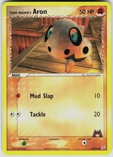 Team Magma's Aron 58/95 EX Team Magma vs Team Aqua Pokemon on eBay