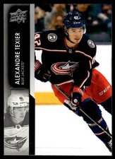2021-22 Upper Deck Alexandre Texier Columbus Blue Jackets #306