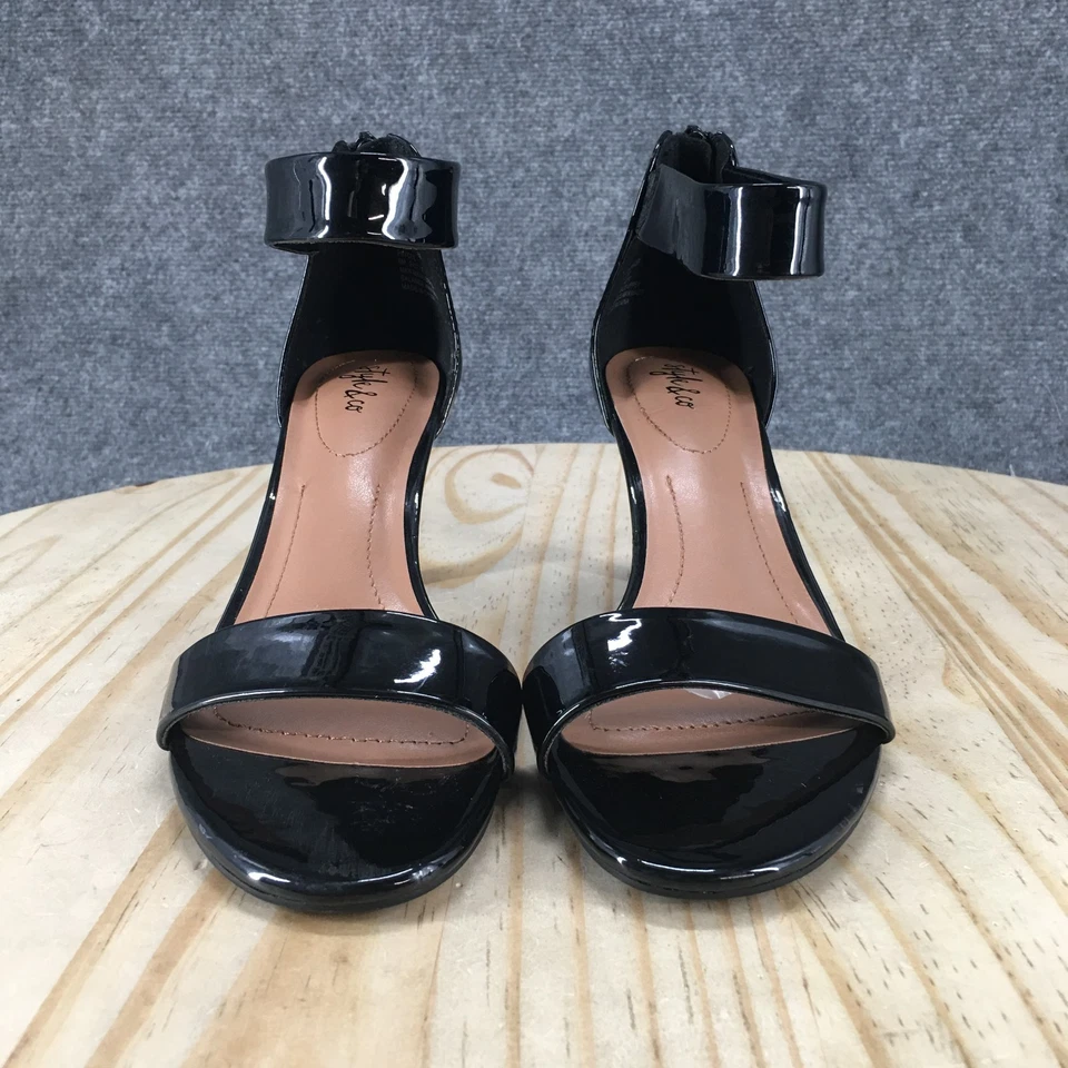 Sandalias Style & Co. Mujer 8 M Paycee Correa al Tobillo Bomba Negro Imitación Cuero NUEVAS Foto 4 de 4