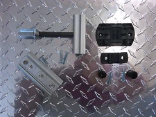 Trailer Spare Tire Mount & 4-Way Lug Wrench Mount Combo 4 Wheels Cargo Trailer