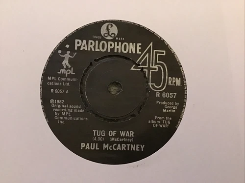 Paul McCartney - Tug Of War / Get It - 7” Vinyl Single Record 1982