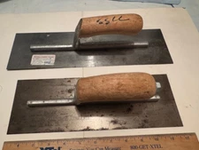 Marshalltown Xtra Lite 4 x 12 & HYDE TOOLS 4 x 14 CEMENT DRYWALL TROWELS (2)