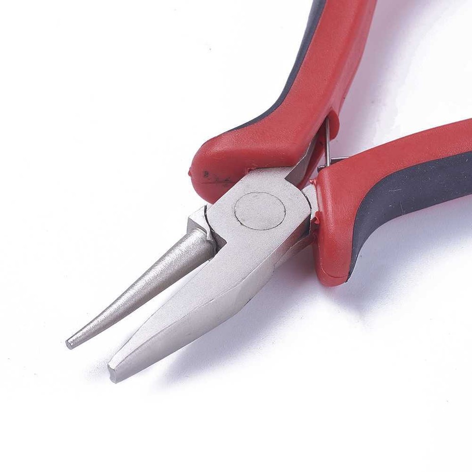 Nose Ring Tool Pandahall 1pc Carbonhardened Steel Ferronickel Flat Nose Jump Rings O R Bending Shaping Tool Handy Jewelry Pliers Flat Nose Pliers - Foto 7