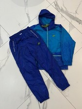 RARE VTG 80s 90s Nike Tracksuit Set Adult S Jacket Pants Purple Blue Gray Tag