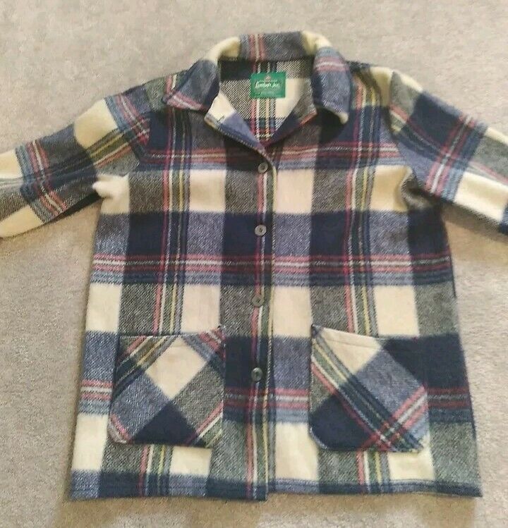 Hutspah 1970's Plaid Cotton Seersucker Shirt 