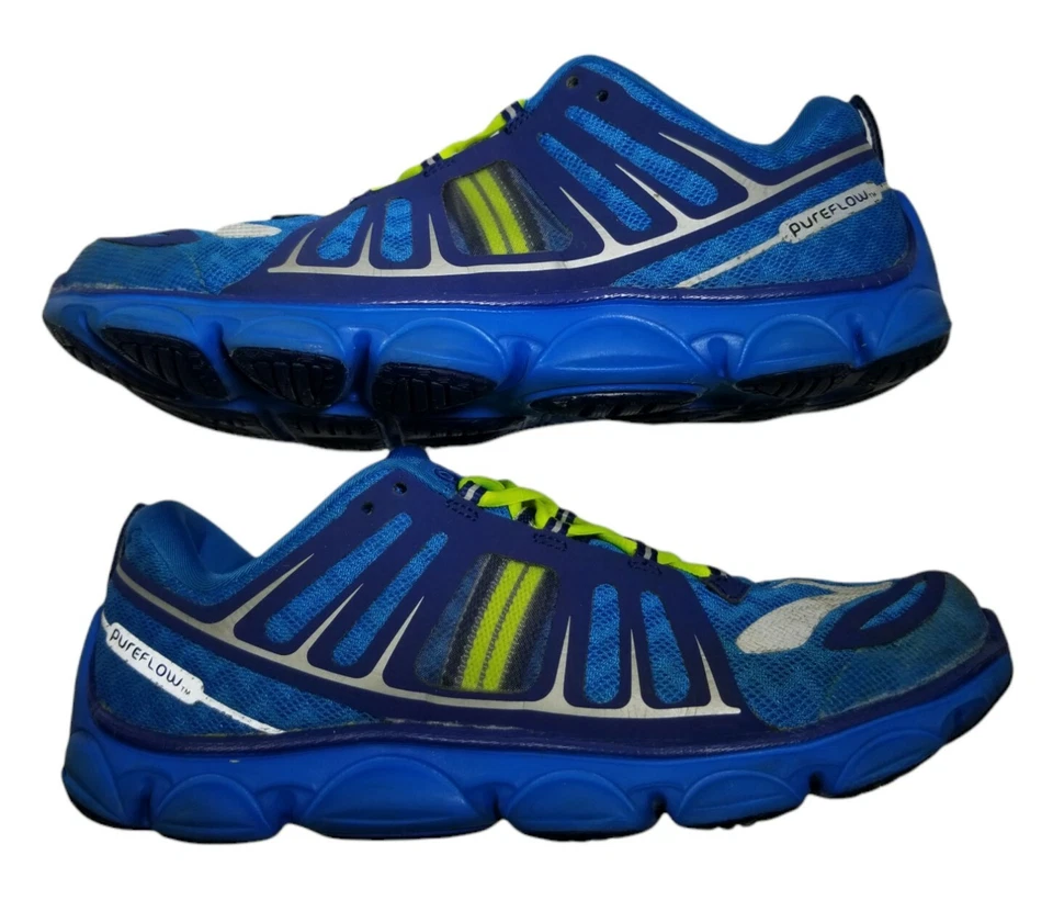 Brooks Pure Flow 2 Zapatos Hombre Talla 6 Mujer Talla 7.5 Azul Tenis para Correr Foto 4 de 4