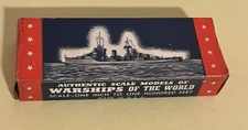 military model ship Gridley Destroyer 1:1200 Authenticast BOX ONLY