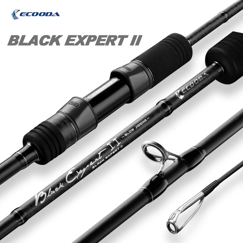 Ecooda Slow Pitch Jigging Rod Full FUJI Guides Black Expert II - Image 2 of 4