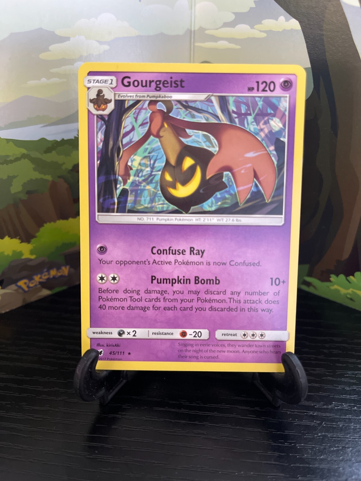 Gourgeist 45/111 - Crimson Invasion - Rare - Pokemon Card TCG - LP