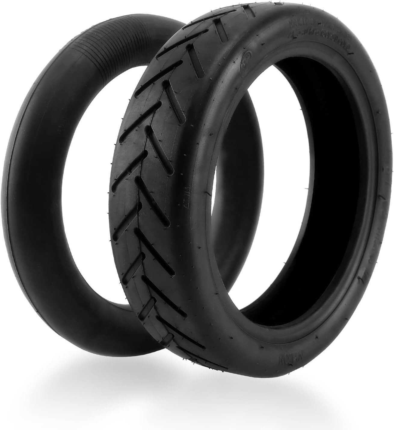 Chambre à Air Coudée Pour Scooter Xiaomi - Taille 50-156 (81/2x2) - Valve Schrader - Noire
