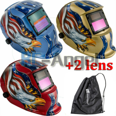  pro Solar Auto Darkening Welding Helmet Arc Tig Mig Mask Grinding new