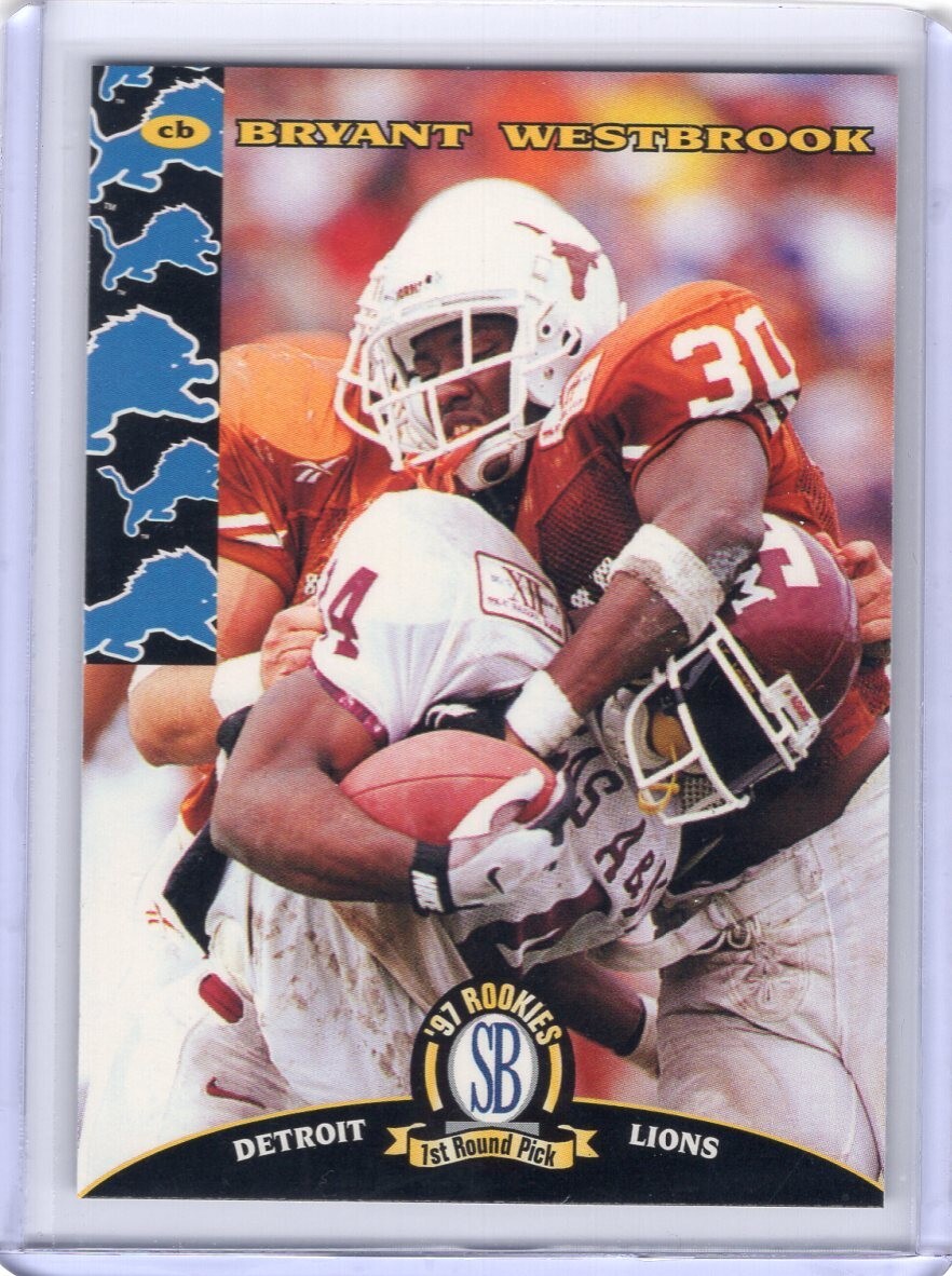 BRYANT WESTBROOK 1997 Score Board NFL Rookies ROOKIE CARD #15