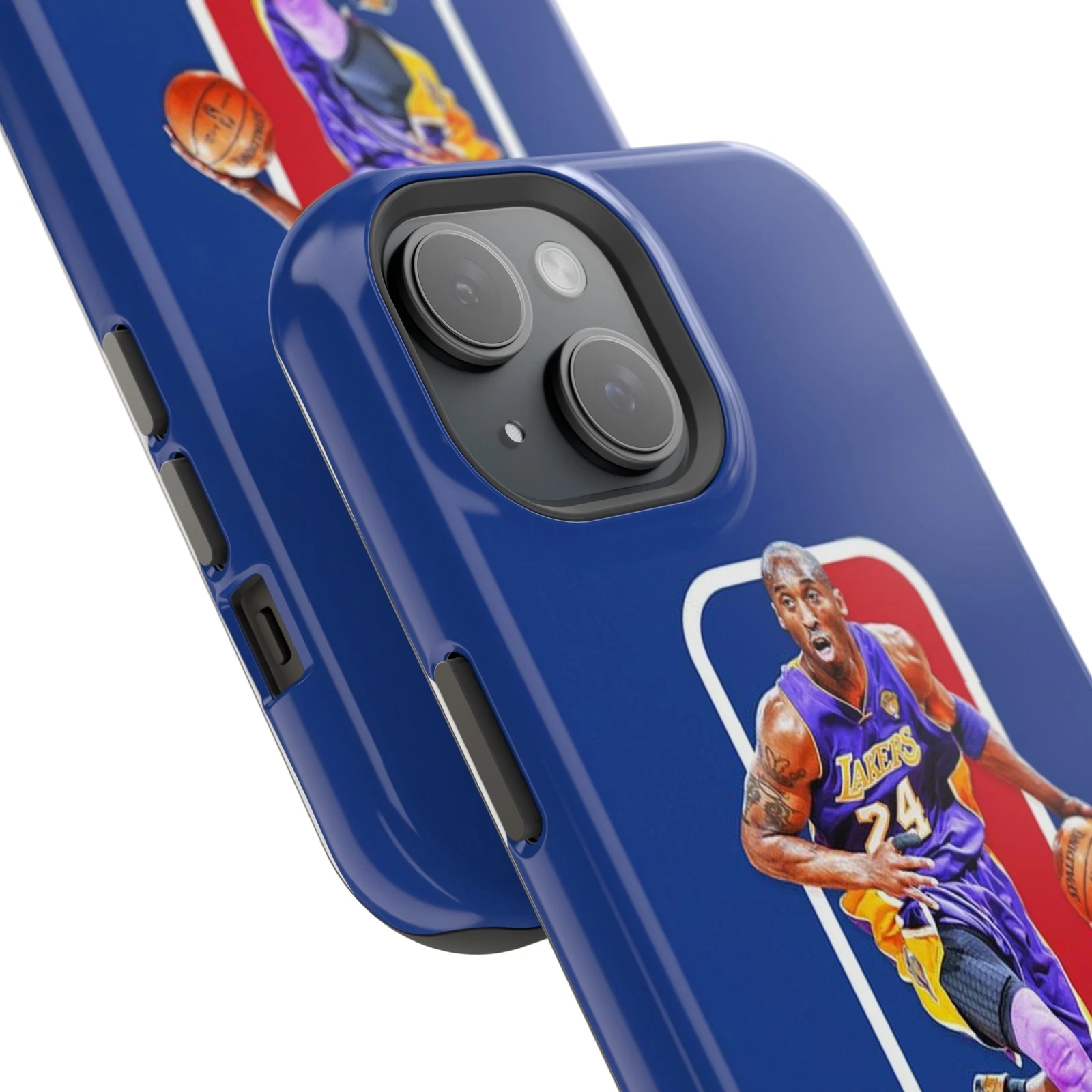 Kobe Bryant NBA Logo, Black Mamba Phone Case