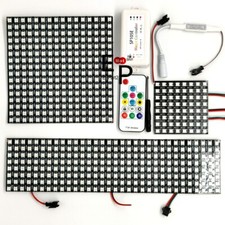 Ws2812b Rgb Flexible Led Panel Matrix Programmable Display Screen 64-256 Leds Ws2812b Rgb Flexible Led Panel Matrix Programmable Display Screen 64-256 Leds