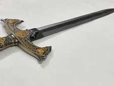 Handmade Damascus Sword Medieval 12th Century Knights Templar Crusader Sword