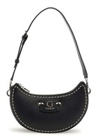 Guess Nastra Top Zip Shoulder Bag Schultertasche Tasche Black Schwarz Neu