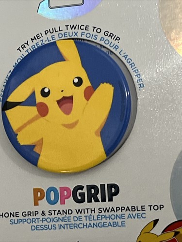 PopSockets POKEMON PIKACHU Knocked Phone Grip & Stand POPGRIP Swap Top - Photo 2 sur 4