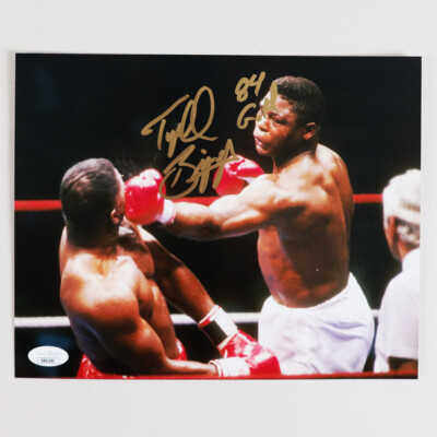 Tyrell Biggs Signed Photo 8x10 - COA JSA