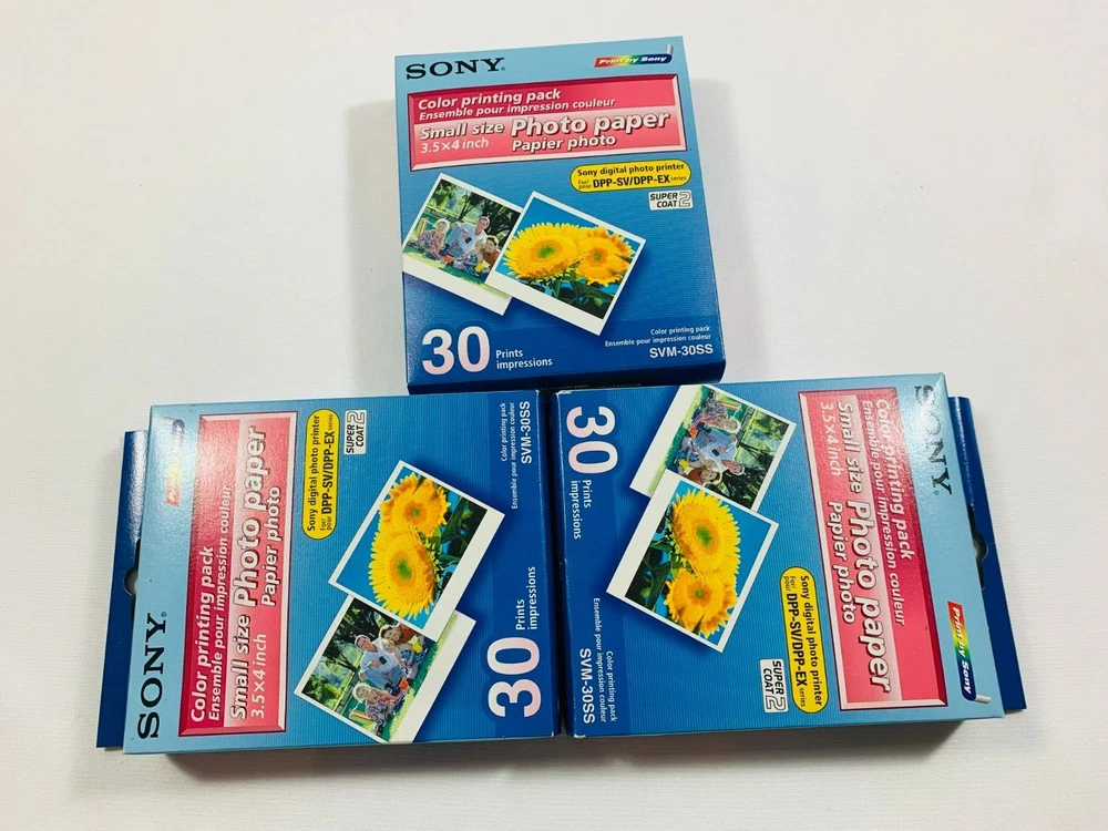 Sony DPP-SV55 Digital Photo Printer with Original Box, Extra Cartridges & Paper Sony DPP-SV55 Digital Photo Printer with Original Box, Extra Cartridges & Paper