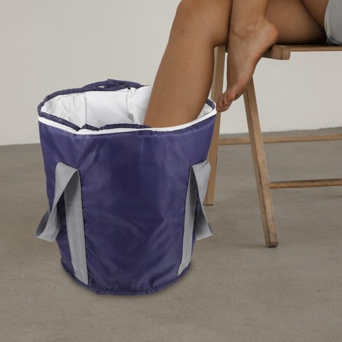 Tragbarer Fußbadeimer Zusammenklappbare Badewanne Beckenwanne Reisen - Bild 5 von 12