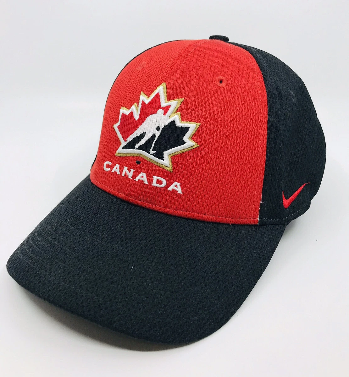 Darmen Beneden afronden criticus TEAM CANADA NHL Hockey Nike Fitted Ball Cap Hat Sz S/M | eBay