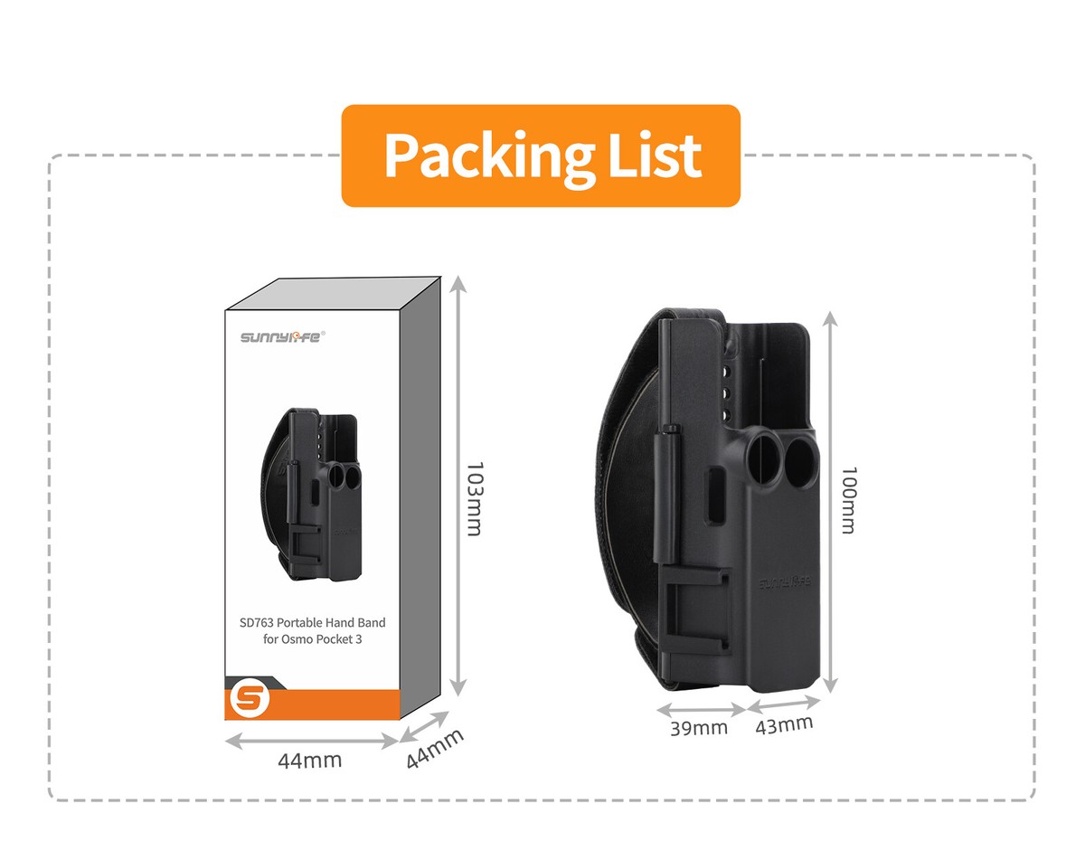 Hand Band Protective Case Lanyard Expansion Frame For DJI Osmo