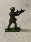 VINTAGE SOLDIER SOLDIERS METAL WAR TOY MANCAVE ENGLAND GERMANY LEAD